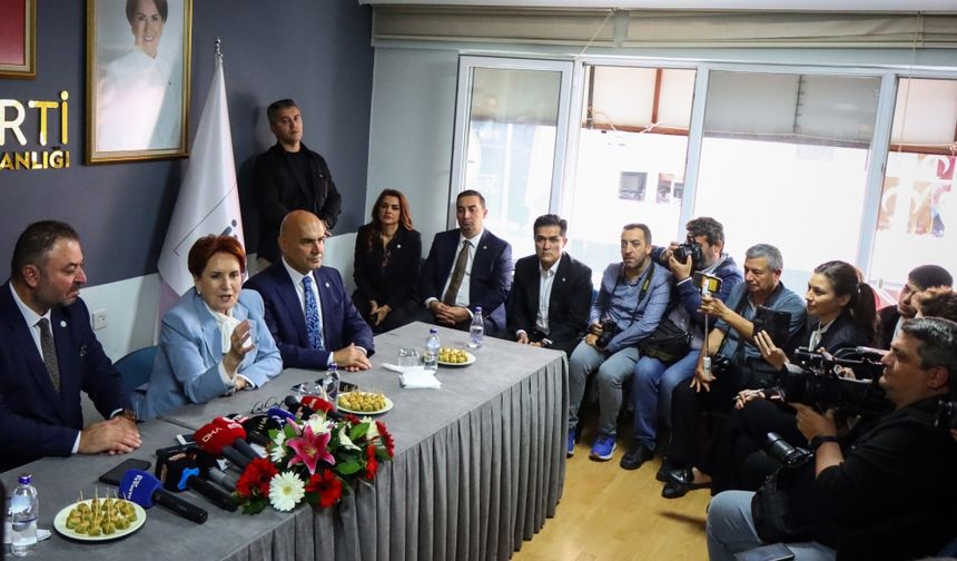 İYİ Parti Genel Başkanı Akşener, partisinin Balıkesir İl Başkanlığını ziyaretinde konuştu: