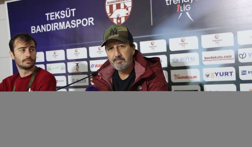 Bandırmaspor - Şanlıurfaspor maçının ardından