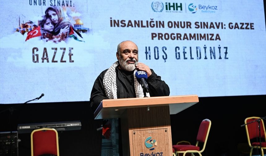 İHH ve Beykoz Belediyesince "İnsanlığın onur sınavı Gazze" programı düzenlendi