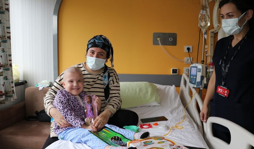 Kocaeli'de lösemili çocuklar üniversite hastanesinde tedavi oluyor